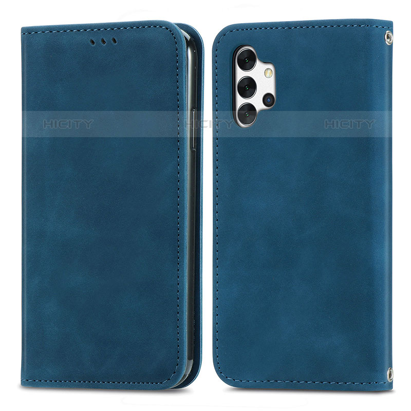 Funda de Cuero Cartera con Soporte Carcasa S04D para Samsung Galaxy M32 5G