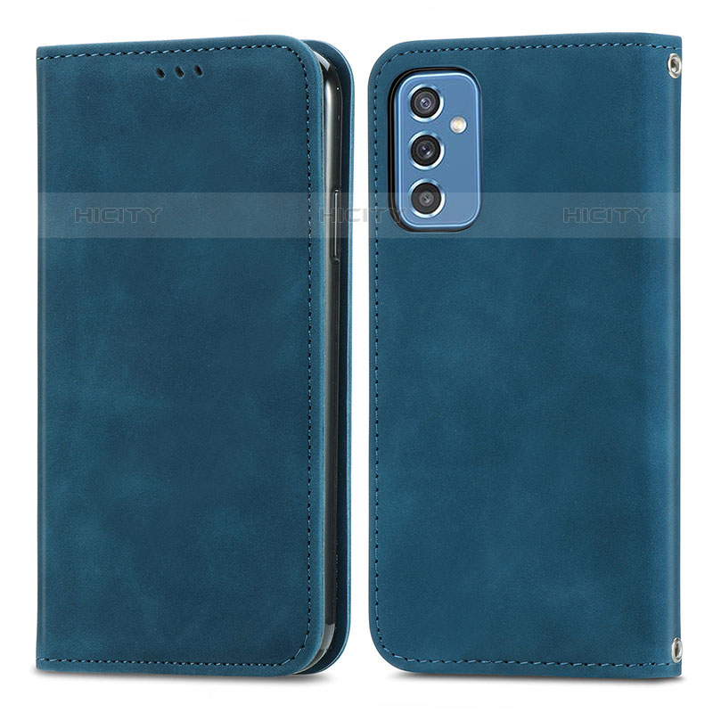 Funda de Cuero Cartera con Soporte Carcasa S04D para Samsung Galaxy M52 5G