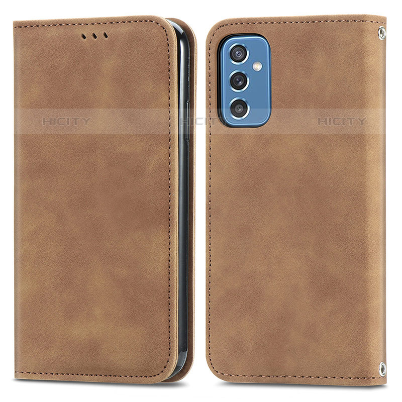 Funda de Cuero Cartera con Soporte Carcasa S04D para Samsung Galaxy M52 5G