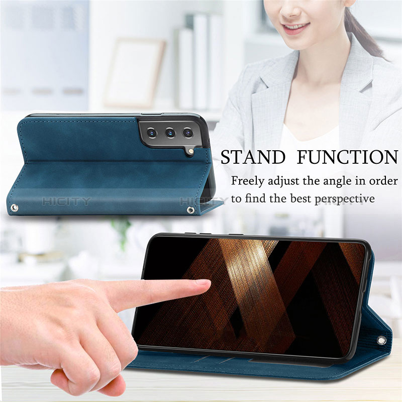 Funda de Cuero Cartera con Soporte Carcasa S04D para Samsung Galaxy S24 Plus 5G