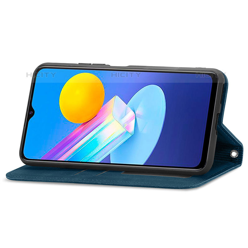 Funda de Cuero Cartera con Soporte Carcasa S04D para Vivo iQOO Z3 5G