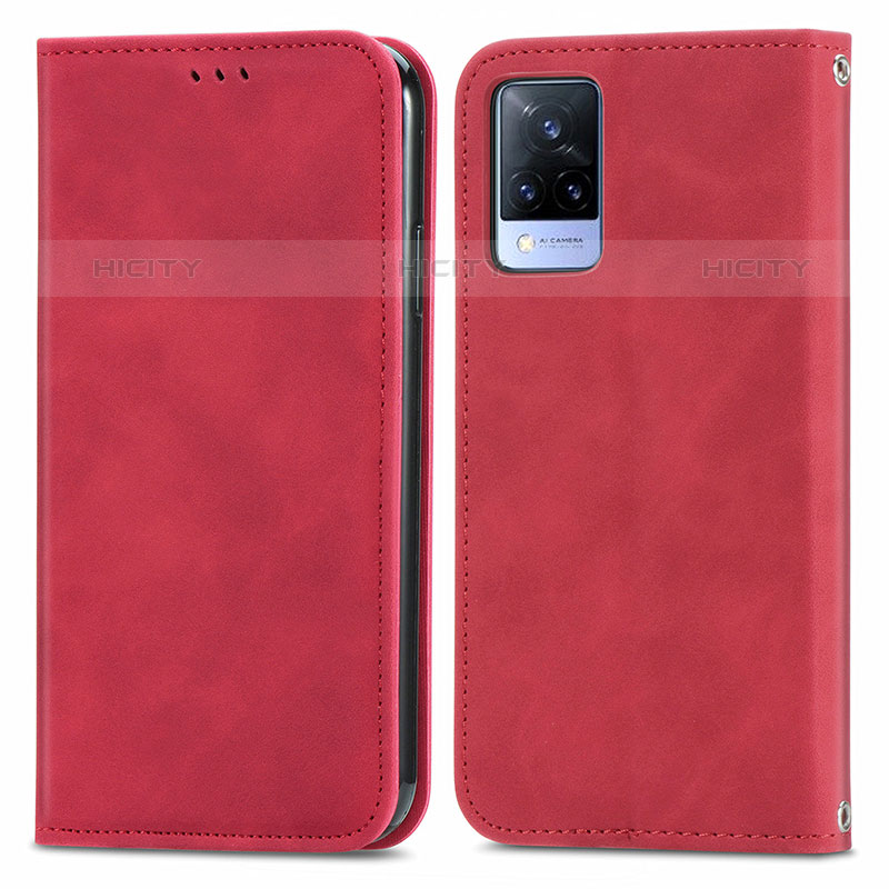 Funda de Cuero Cartera con Soporte Carcasa S04D para Vivo V21s 5G