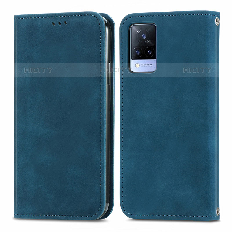 Funda de Cuero Cartera con Soporte Carcasa S04D para Vivo V21s 5G