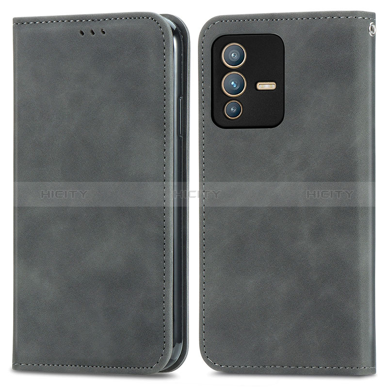 Funda de Cuero Cartera con Soporte Carcasa S04D para Vivo V23 5G