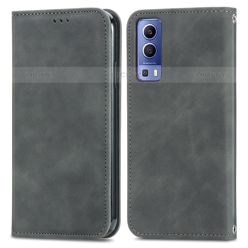 Funda de Cuero Cartera con Soporte Carcasa S04D para Vivo Y52 5G