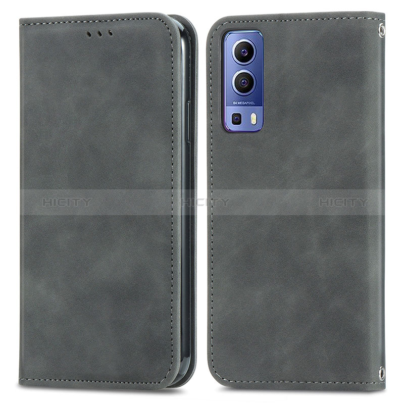 Funda de Cuero Cartera con Soporte Carcasa S04D para Vivo Y75s 5G