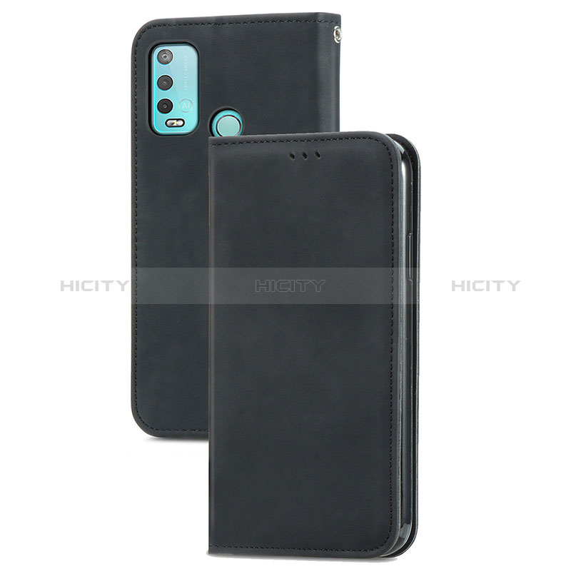 Funda de Cuero Cartera con Soporte Carcasa S04D para Wiko Power U30