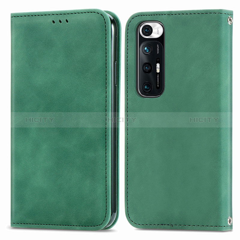 Funda de Cuero Cartera con Soporte Carcasa S04D para Xiaomi Mi 10S 5G