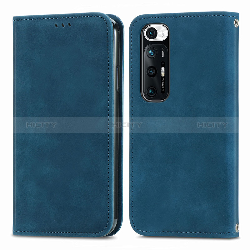 Funda de Cuero Cartera con Soporte Carcasa S04D para Xiaomi Mi 10S 5G