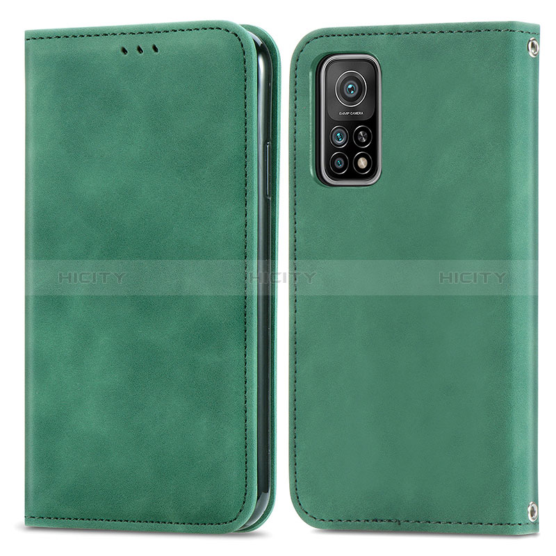 Funda de Cuero Cartera con Soporte Carcasa S04D para Xiaomi Mi 10T 5G