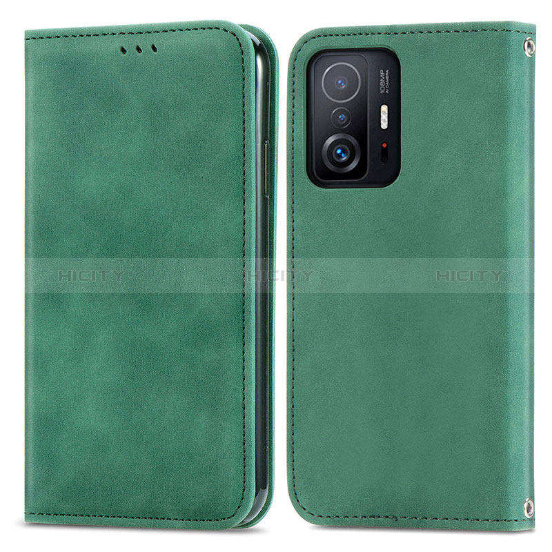 Funda de Cuero Cartera con Soporte Carcasa S04D para Xiaomi Mi 11T 5G