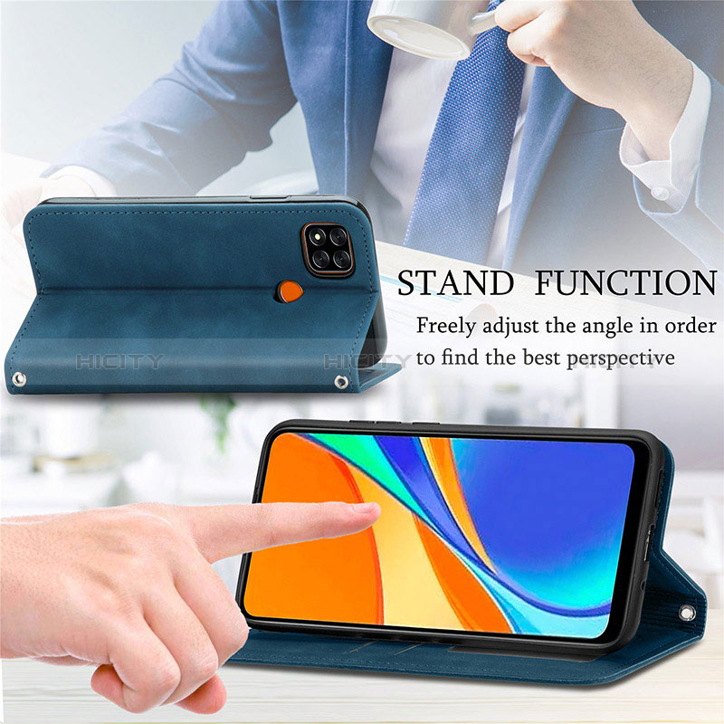 Funda de Cuero Cartera con Soporte Carcasa S04D para Xiaomi POCO C31