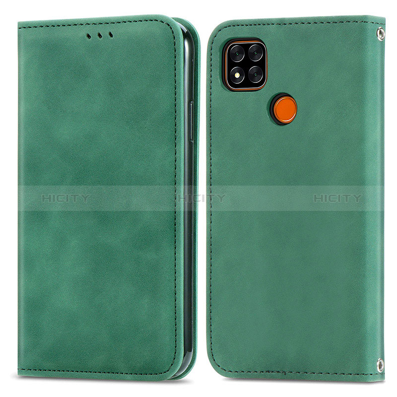 Funda de Cuero Cartera con Soporte Carcasa S04D para Xiaomi POCO C31