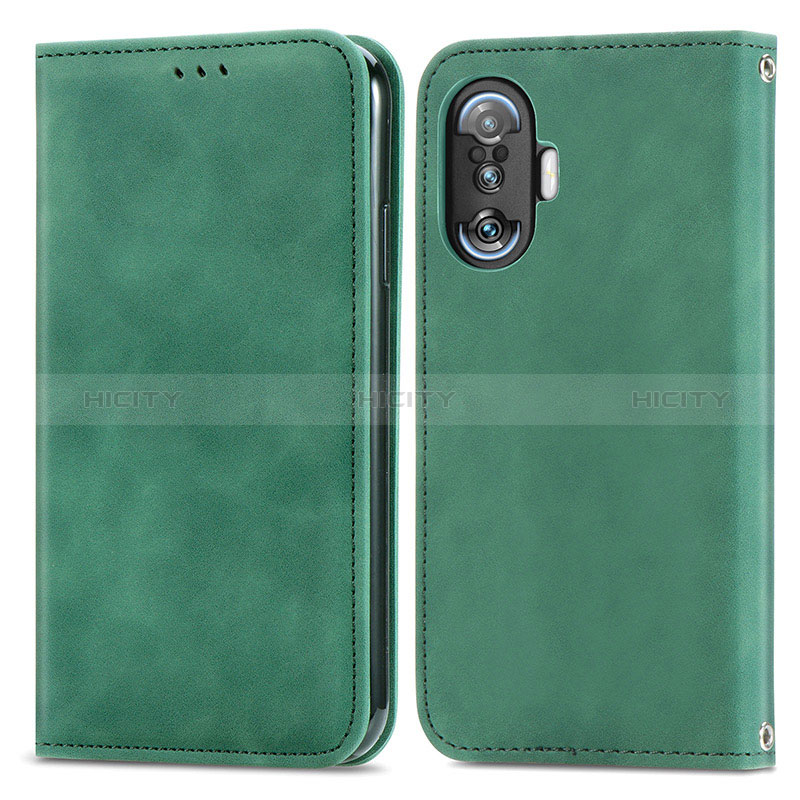 Funda de Cuero Cartera con Soporte Carcasa S04D para Xiaomi Poco F3 GT 5G