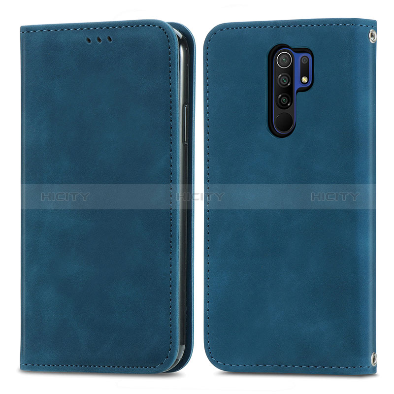 Funda de Cuero Cartera con Soporte Carcasa S04D para Xiaomi Poco M2