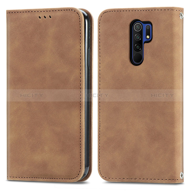 Funda de Cuero Cartera con Soporte Carcasa S04D para Xiaomi Poco M2