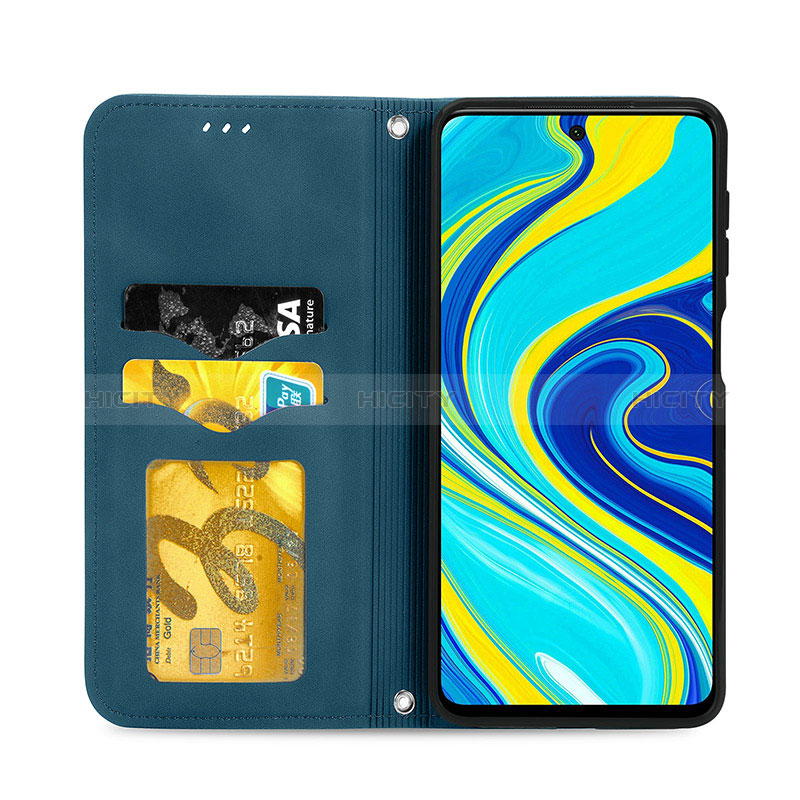 Funda de Cuero Cartera con Soporte Carcasa S04D para Xiaomi Poco M2 Pro