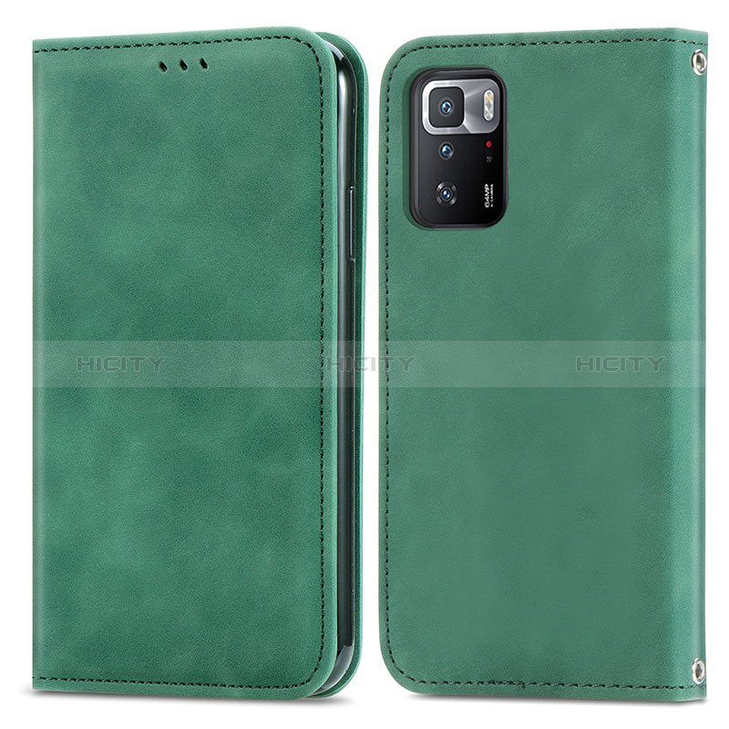 Funda de Cuero Cartera con Soporte Carcasa S04D para Xiaomi Poco X3 GT 5G