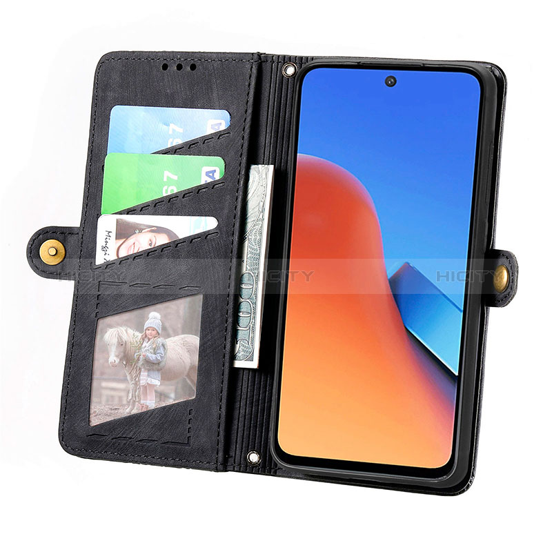 Funda de Cuero Cartera con Soporte Carcasa S04D para Xiaomi Redmi 12 4G