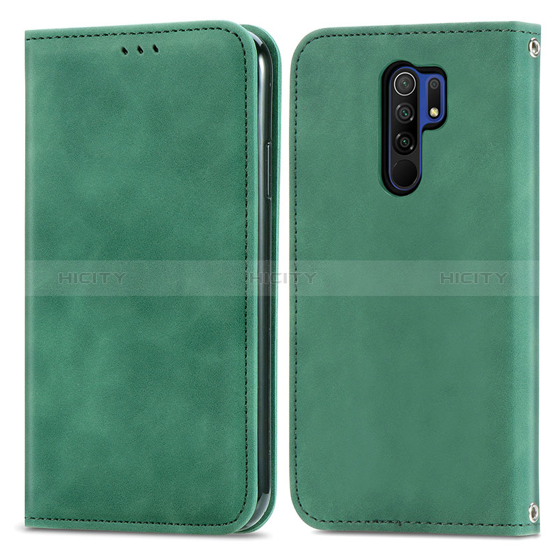 Funda de Cuero Cartera con Soporte Carcasa S04D para Xiaomi Redmi 9