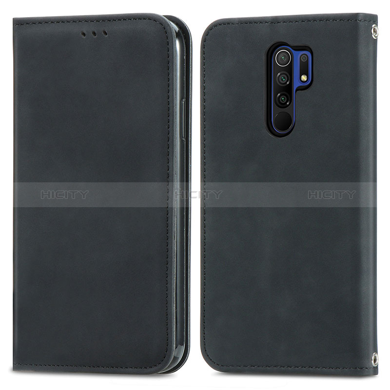 Funda de Cuero Cartera con Soporte Carcasa S04D para Xiaomi Redmi 9