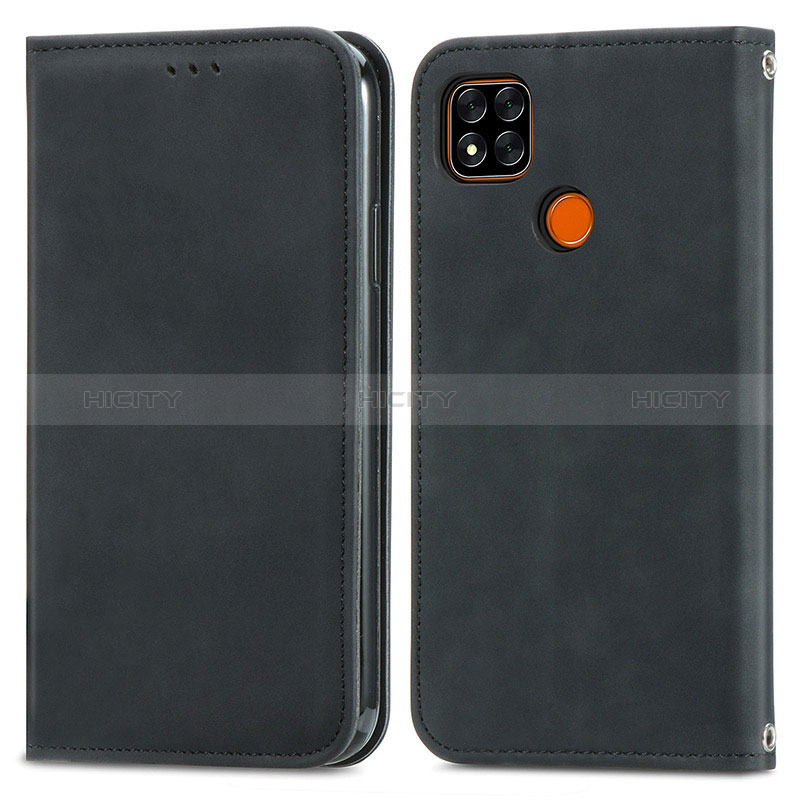 Funda de Cuero Cartera con Soporte Carcasa S04D para Xiaomi Redmi 9 Activ