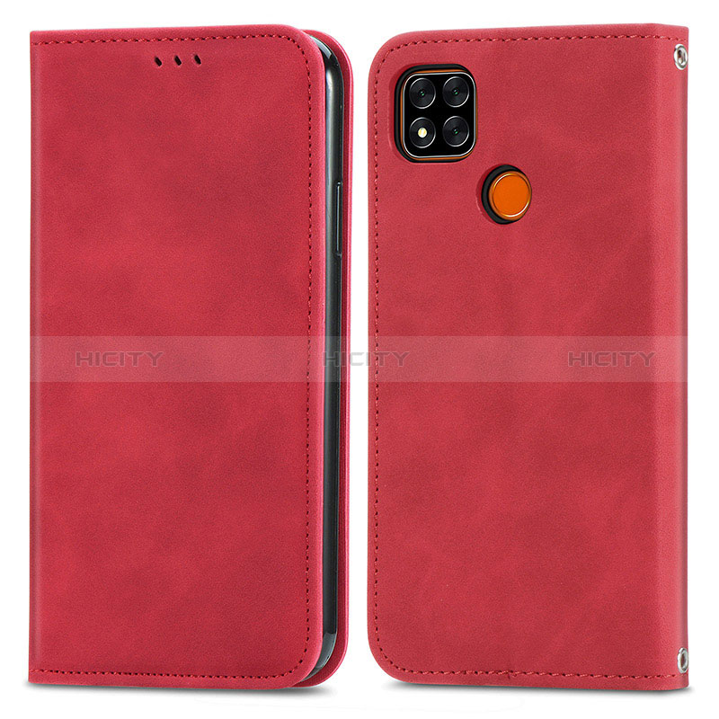 Funda de Cuero Cartera con Soporte Carcasa S04D para Xiaomi Redmi 9C