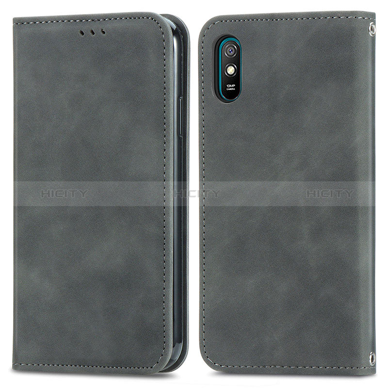 Funda de Cuero Cartera con Soporte Carcasa S04D para Xiaomi Redmi 9i