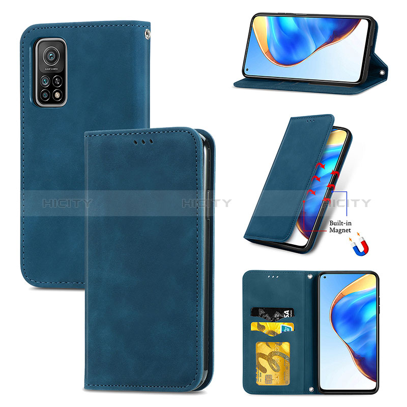 Funda de Cuero Cartera con Soporte Carcasa S04D para Xiaomi Redmi K30S 5G