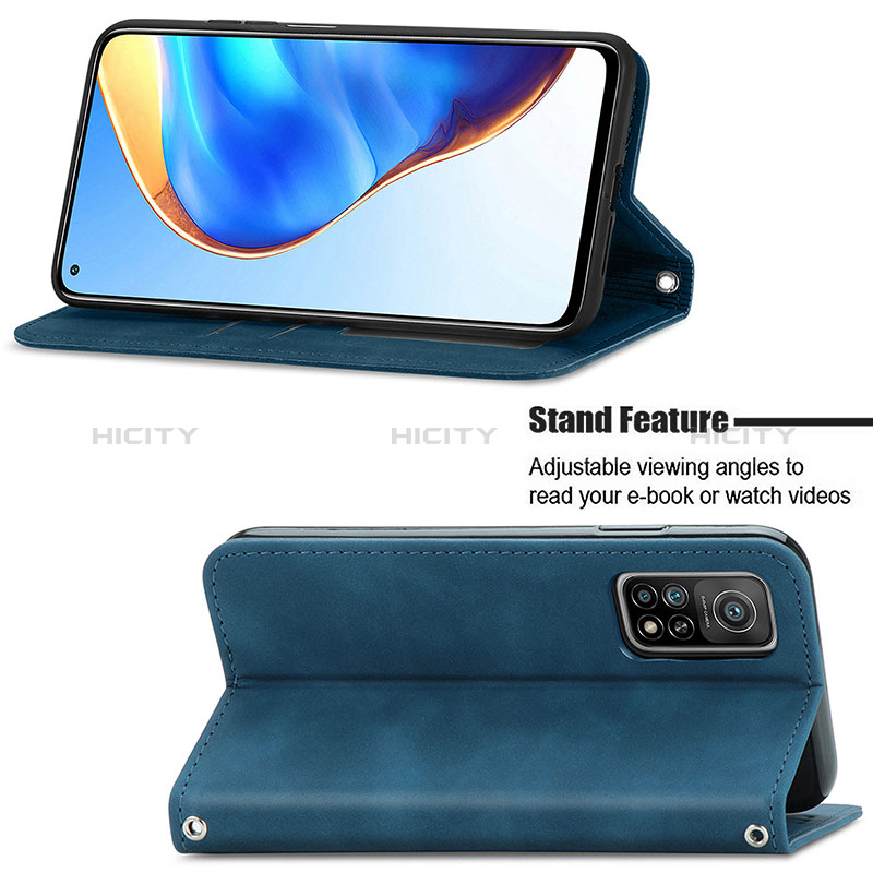 Funda de Cuero Cartera con Soporte Carcasa S04D para Xiaomi Redmi K30S 5G