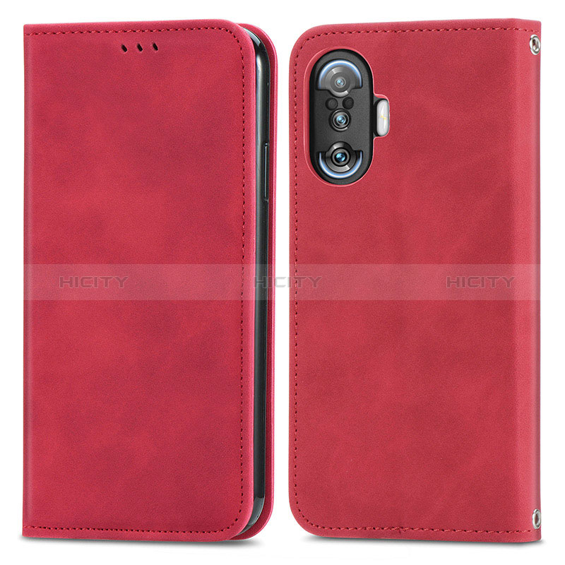 Funda de Cuero Cartera con Soporte Carcasa S04D para Xiaomi Redmi K40 Gaming 5G