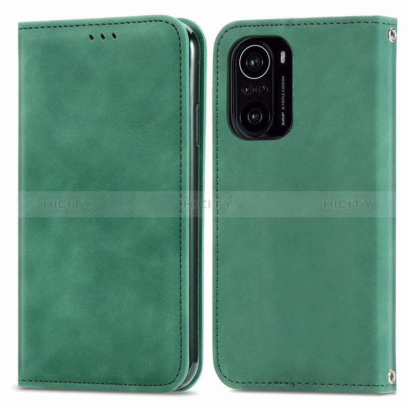 Funda de Cuero Cartera con Soporte Carcasa S04D para Xiaomi Redmi K40 Pro 5G