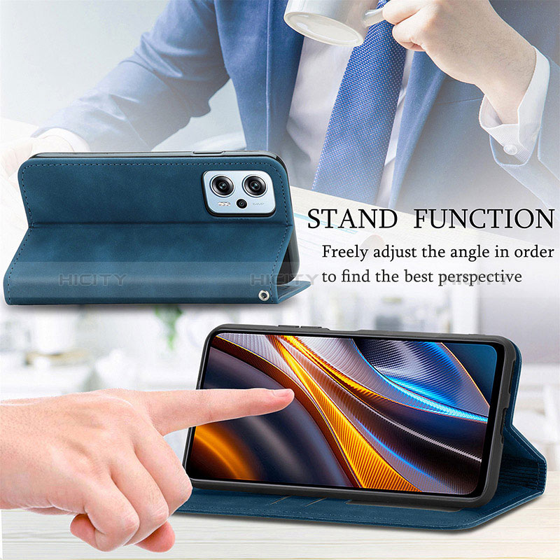 Funda de Cuero Cartera con Soporte Carcasa S04D para Xiaomi Redmi K50i 5G