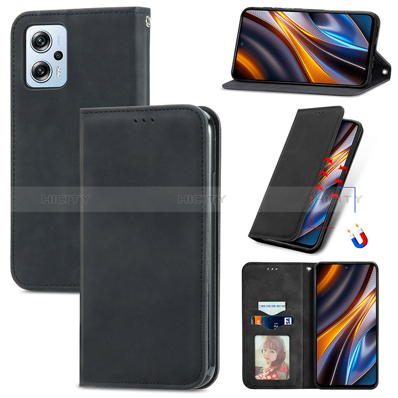 Funda de Cuero Cartera con Soporte Carcasa S04D para Xiaomi Redmi K50i 5G