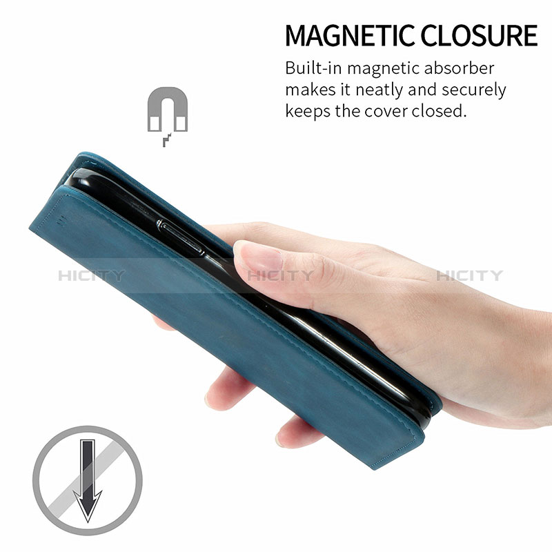 Funda de Cuero Cartera con Soporte Carcasa S04D para Xiaomi Redmi Note 10 5G