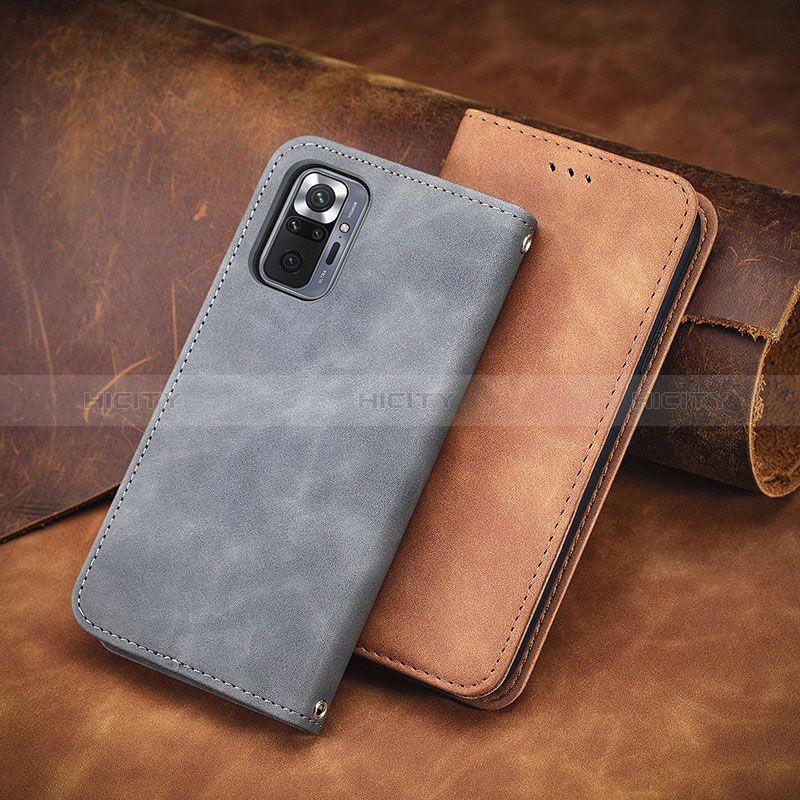 Funda de Cuero Cartera con Soporte Carcasa S04D para Xiaomi Redmi Note 10 Pro Max