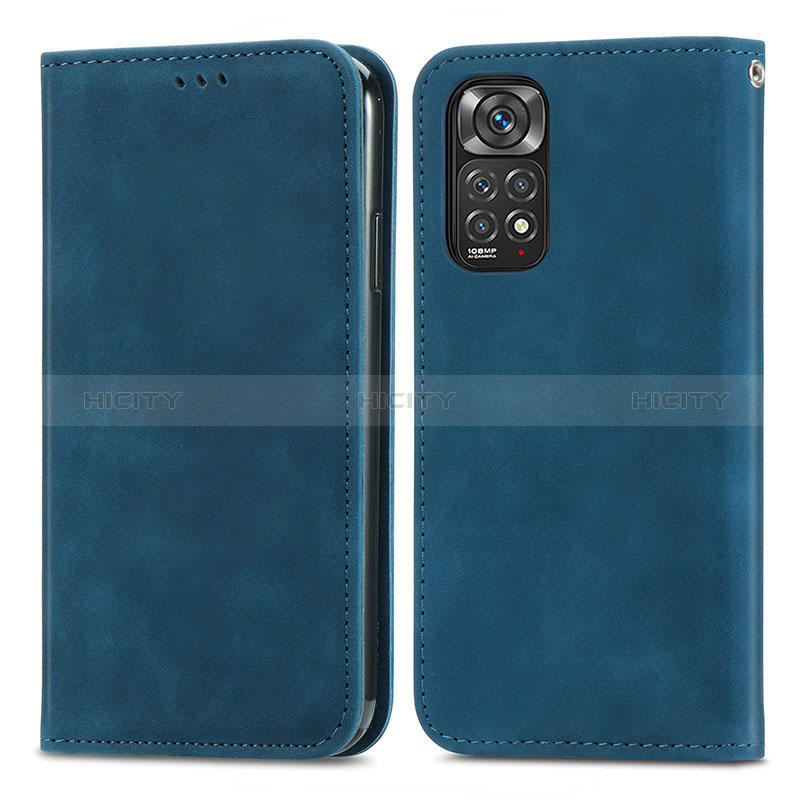 Funda de Cuero Cartera con Soporte Carcasa S04D para Xiaomi Redmi Note 11 4G (2022)