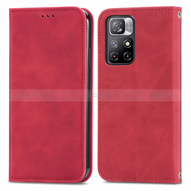 Funda de Cuero Cartera con Soporte Carcasa S04D para Xiaomi Redmi Note 11 5G