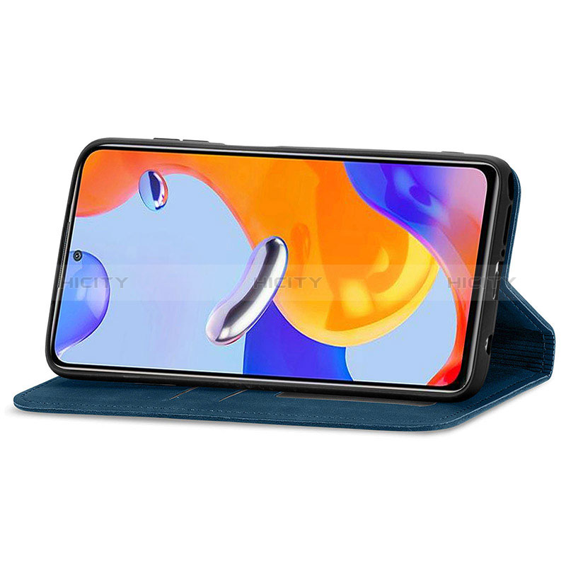 Funda de Cuero Cartera con Soporte Carcasa S04D para Xiaomi Redmi Note 11 Pro 4G