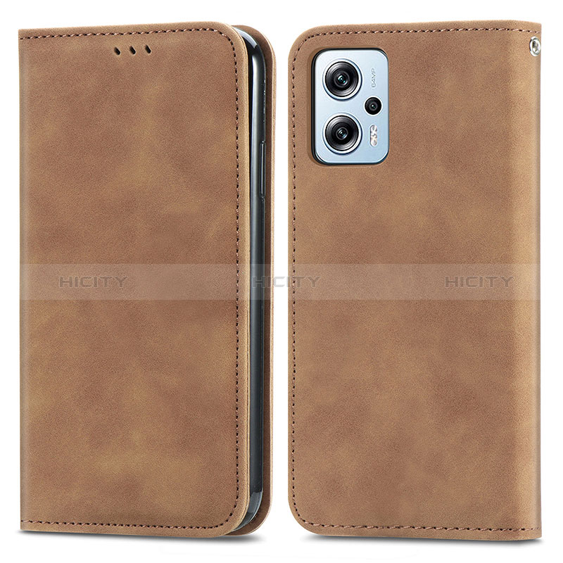 Funda de Cuero Cartera con Soporte Carcasa S04D para Xiaomi Redmi Note 11T Pro 5G