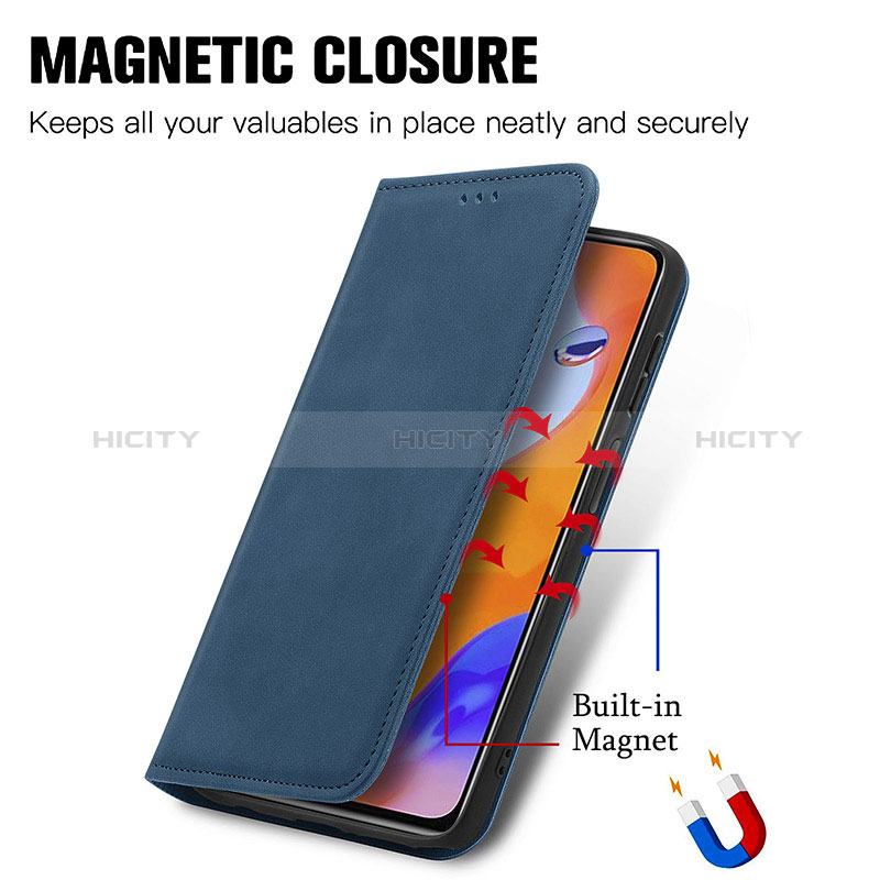 Funda de Cuero Cartera con Soporte Carcasa S04D para Xiaomi Redmi Note 12 Pro 4G