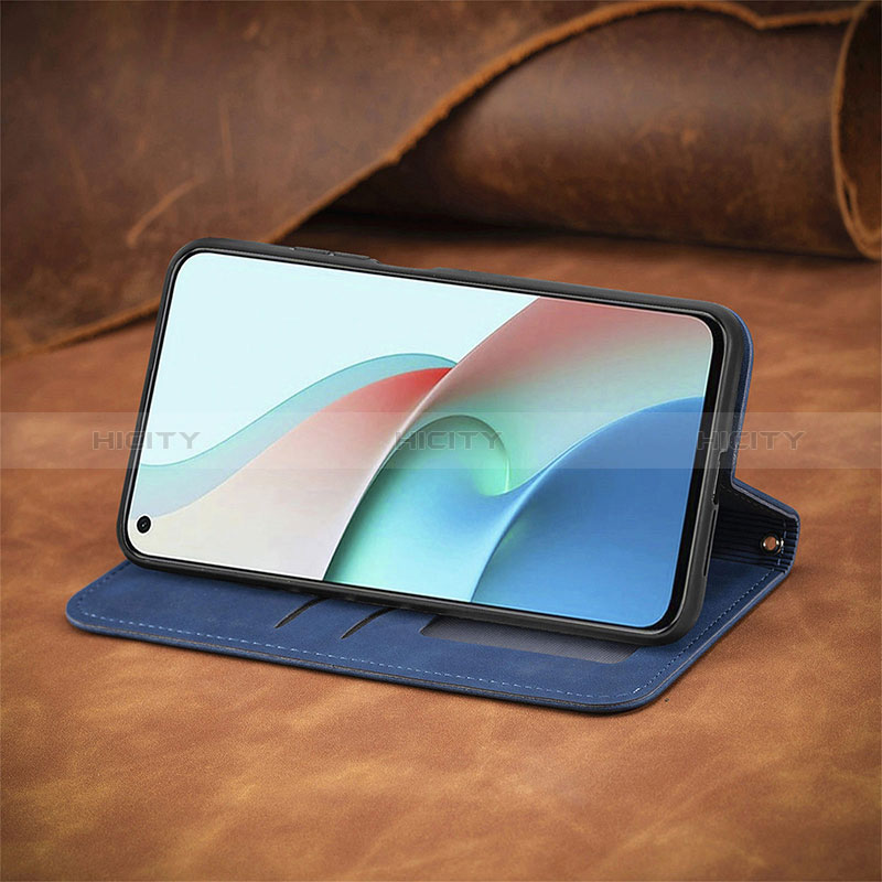 Funda de Cuero Cartera con Soporte Carcasa S04D para Xiaomi Redmi Note 9 5G