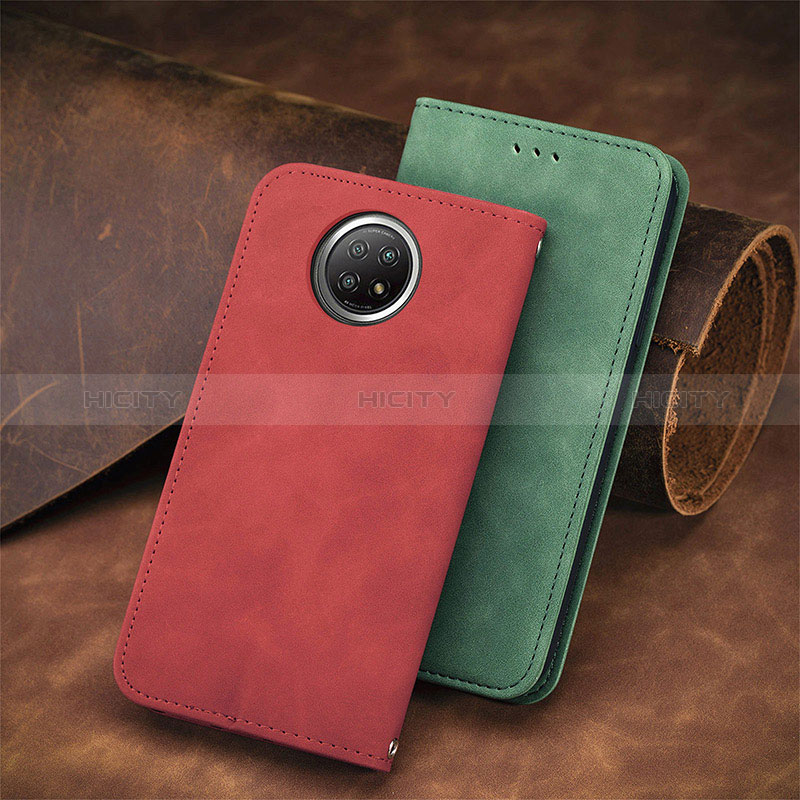 Funda de Cuero Cartera con Soporte Carcasa S04D para Xiaomi Redmi Note 9 5G