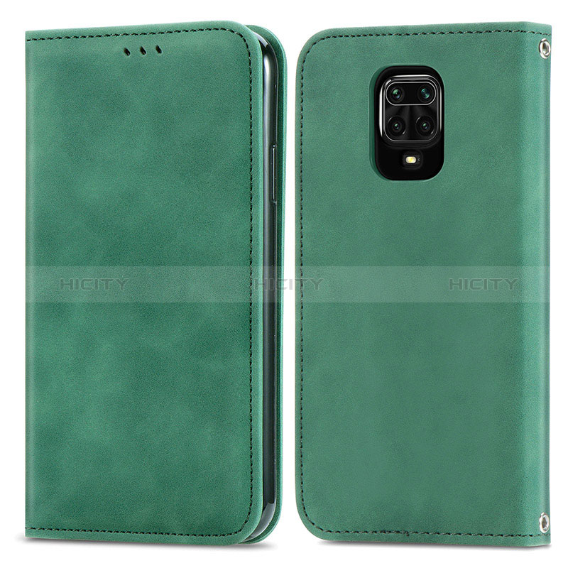 Funda de Cuero Cartera con Soporte Carcasa S04D para Xiaomi Redmi Note 9 Pro Max