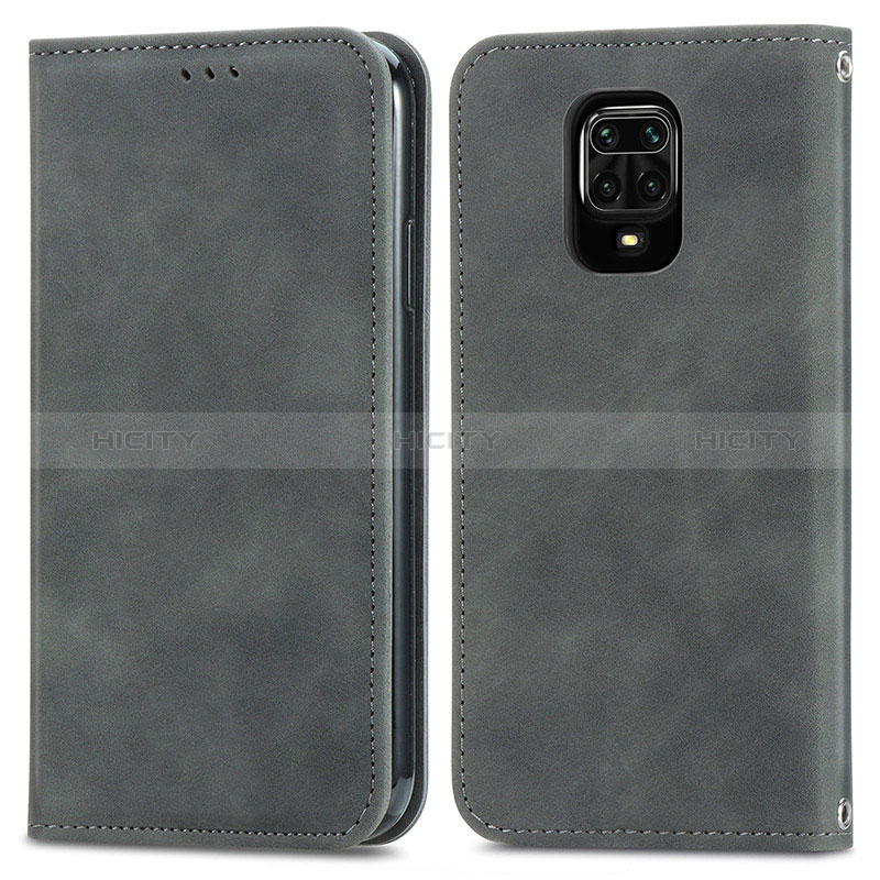 Funda de Cuero Cartera con Soporte Carcasa S04D para Xiaomi Redmi Note 9 Pro Max