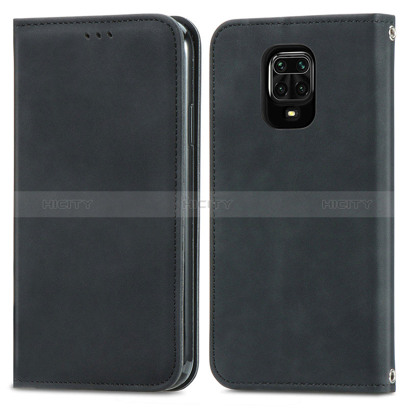 Funda de Cuero Cartera con Soporte Carcasa S04D para Xiaomi Redmi Note 9 Pro Max