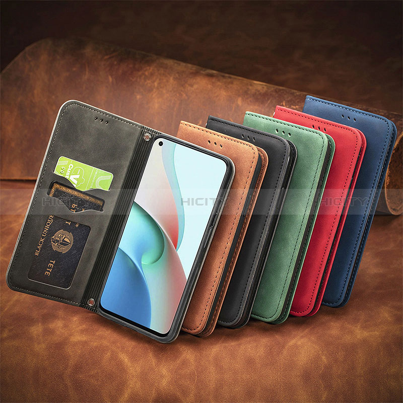 Funda de Cuero Cartera con Soporte Carcasa S04D para Xiaomi Redmi Note 9T 5G