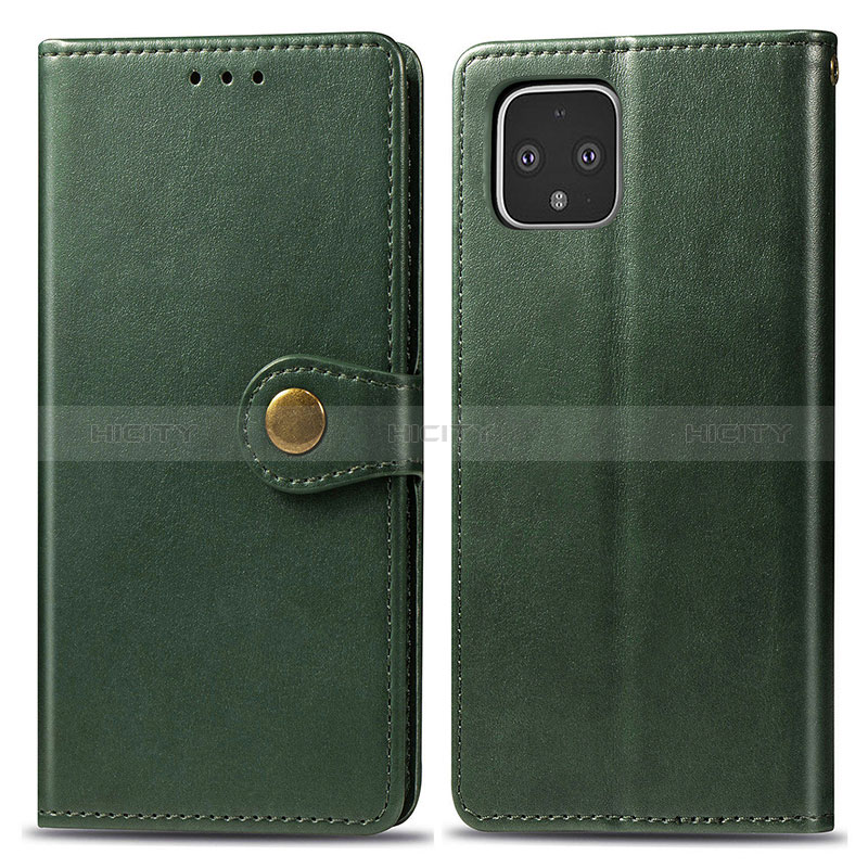 Funda de Cuero Cartera con Soporte Carcasa S05D para Google Pixel 4