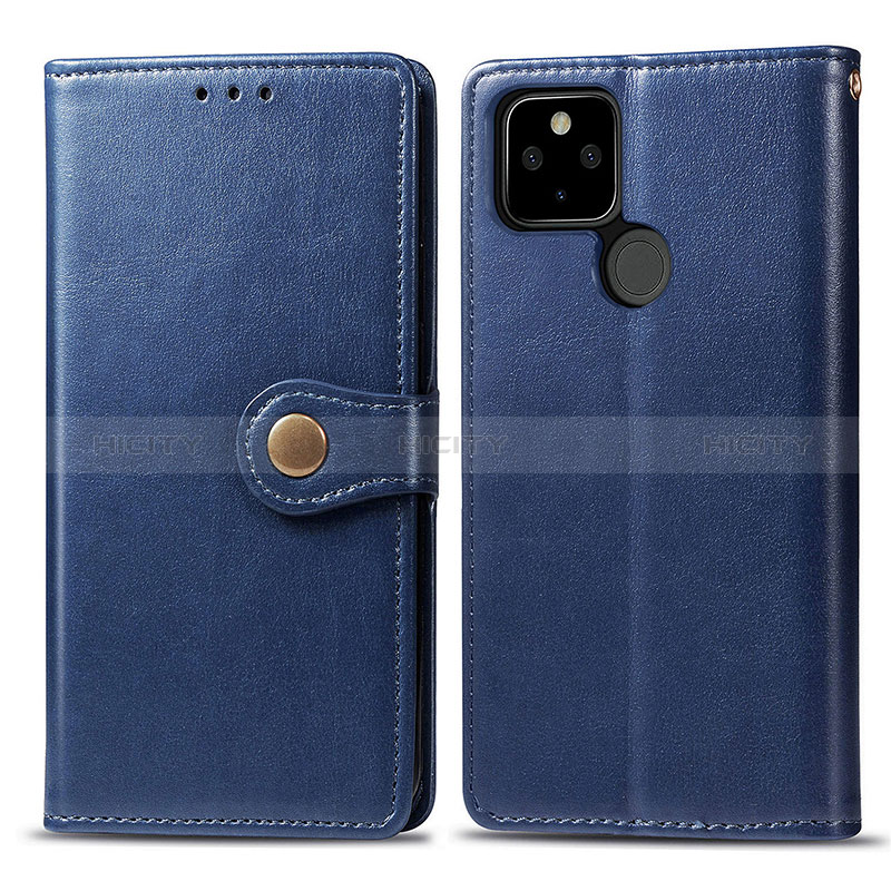 Funda de Cuero Cartera con Soporte Carcasa S05D para Google Pixel 4a 5G