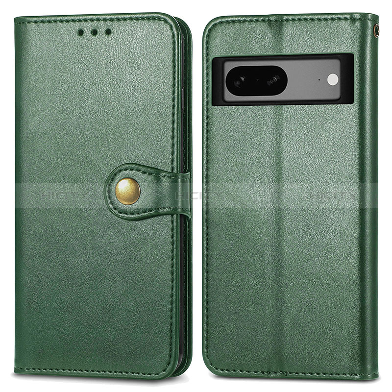 Funda de Cuero Cartera con Soporte Carcasa S05D para Google Pixel 7a 5G